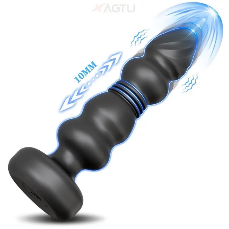 Textured Thrusting and Vibrating Massager